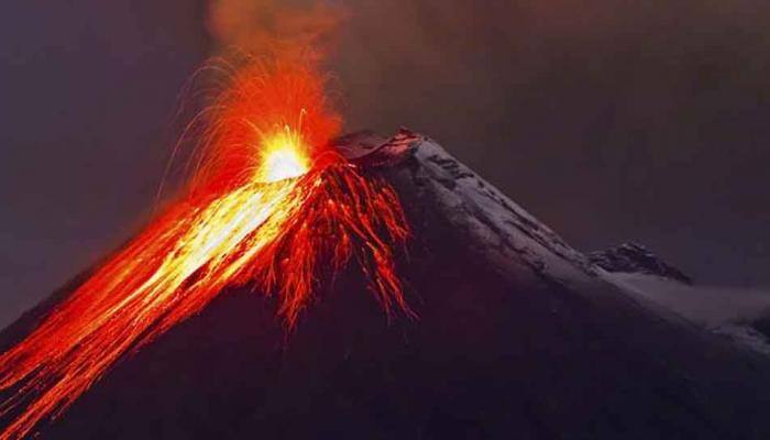 Philippines volcano erupts forcing 34,000 to flee