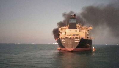 Fire onboard oil vessel off Gujarat coast, 26 crew members rescued by coast guard