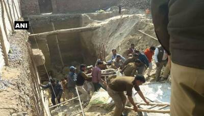 2 killed, 2 injured as part of multi-level parking lot collapses in Kanpur