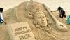 Saraswati Puja 2018: Sudarsan Pattnaik pays sand art tribute to goddess of knowledge—Pics