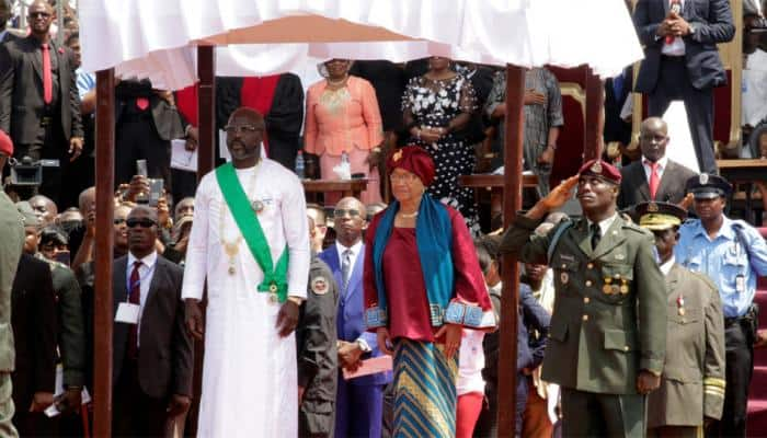 George Weah sworn in as Liberia president, vows to end corruption