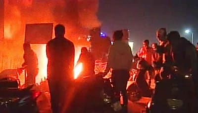 Protests against Padmaavat turn violent in Ahmedabad; shops vandalised, vehicles torched