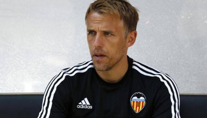New England women's football coach Phil Neville in 'sexist' tweet row