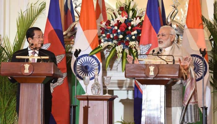 India, Cambodia ink four pacts, PM Modi says ready to further strengthen ties