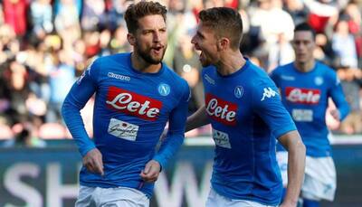 Dries Mertens keeps Napoli top, AC Milan stall Lazio in Serie A