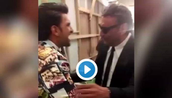 Ranveer Singh and Jackie Shroff&#039;s backstage dance on Bappi Lahiri&#039;s song is the best thing on internet today—Watch