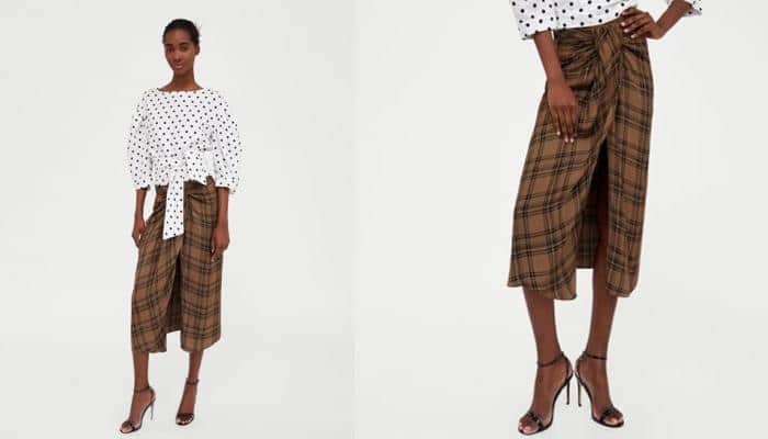 This &#039;mini skirt&#039; by Zara resembles traditional lungi