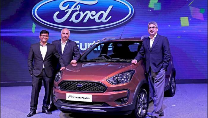 Ford Freestyle cross-hatch unveiled in India; to be launched in April