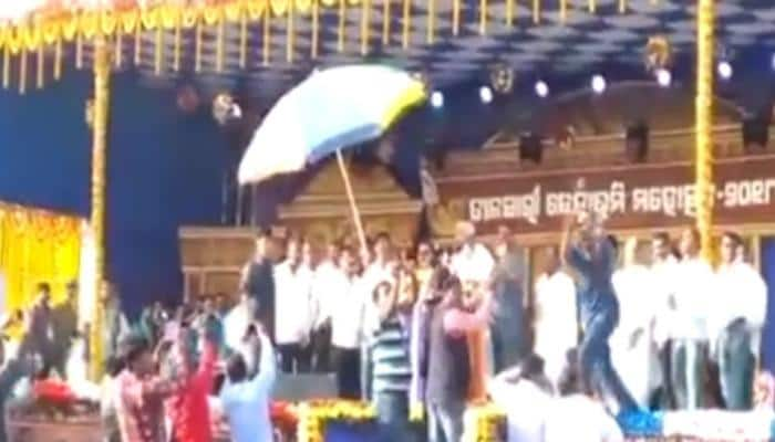 WATCH: Woman throws eggs at Odisha CM Naveen Patnaik