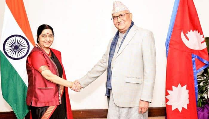 India&#039;s Nepal engagement: Oli, Sushma agree to &#039;forget past bitterness&#039;