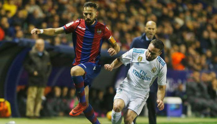 La Liga: Levante hold Real Madrid with Giampaolo Pazzini&#039;s late equaliser