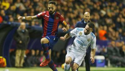 La Liga: Levante hold Real Madrid with Giampaolo Pazzini's late equaliser