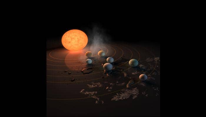 TRAPPIST-1 planets could hold 250 times more water than the oceans on Earth