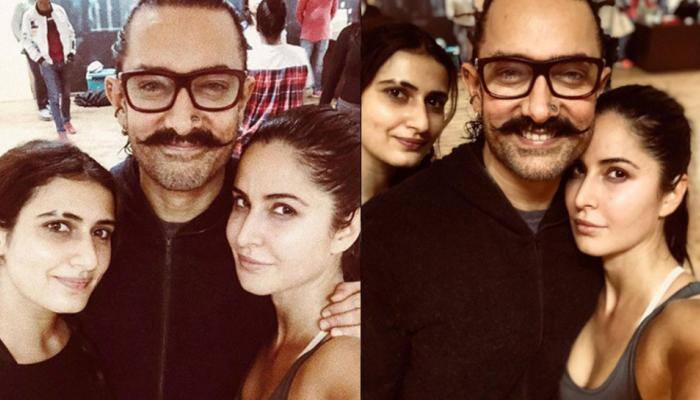 Aamir Khan, Fatima Sana Shaikh and Katrina Kaif&#039;s &#039;Thugs Of Hindostan&#039; pics go viral