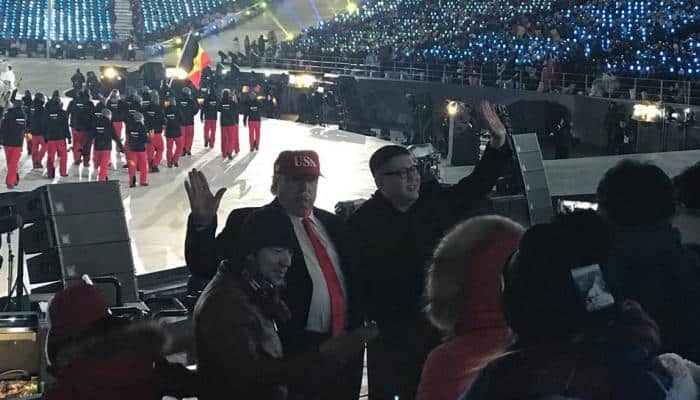&#039;Trump&#039; and &#039;Kim&#039; thrown out of Winter Olympics Opening Ceremony in Pyeongchang