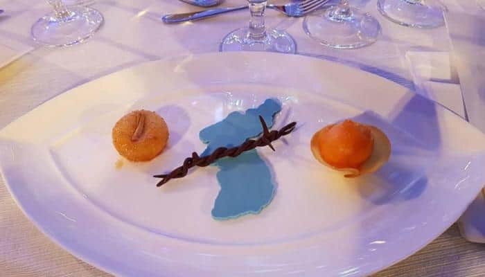 At Pyeongchang Winter Olympics' reception, a hopeful dessert and a hasty exit