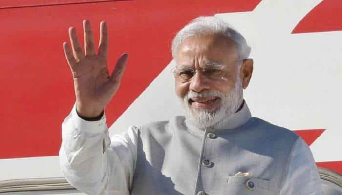  Narendra Modi lays wreath at Yasser Arafat&#039;s mausoleum