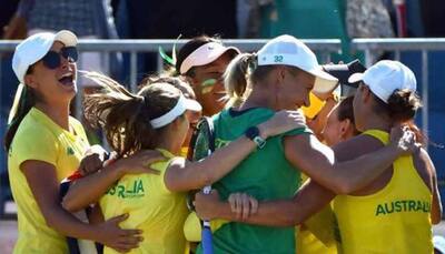 Ashleigh Barty leads Australia to Fed Cup victory over Ukraine