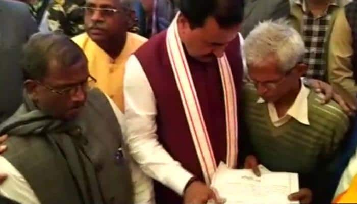 Dalit student murder: UP Deputy CM hands over Rs 20 lakh cheque to family