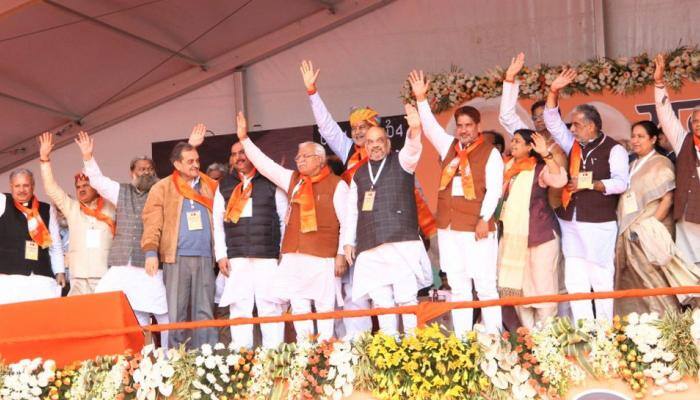 CM Khattar has given a corruption-free government to Haryana: Amit Shah CM Khattar has given a corruption-free government to Haryana: Amit Shah