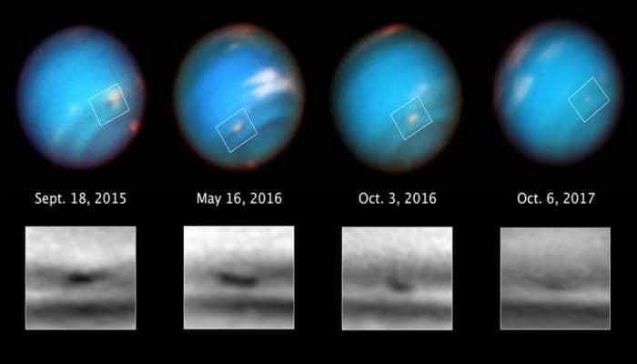 Mysterious shrinking storms of Neptune spotted by NASA&#039;s Hubble