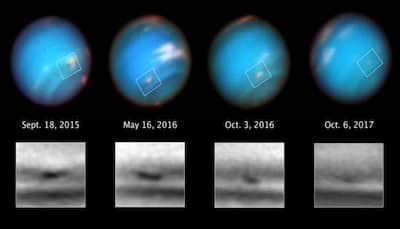 Mysterious shrinking storms of Neptune spotted by NASA's Hubble