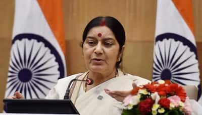 Sushma Swaraj calls on Iran President