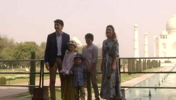 Canadian PM Justin Trudeau visits Taj Mahal with family – see pics