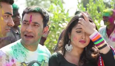 Holi mein GST jor ke: Nirahua Dinesh Lal Yadav, Amrapali Dubey’s new Bhojpuri Holi song is a rage