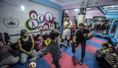 In Egypt, sports academy gives Syrian children platform to rise