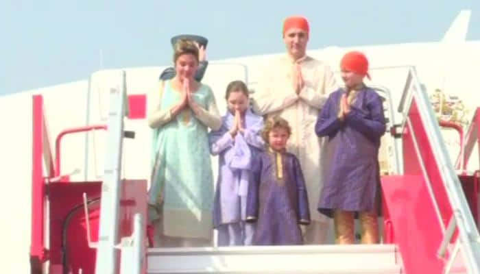 Watch: Justin Trudeau’s 3-year-old son acts cranky with mother Sophie Gregoire Trudeau in Amritsar