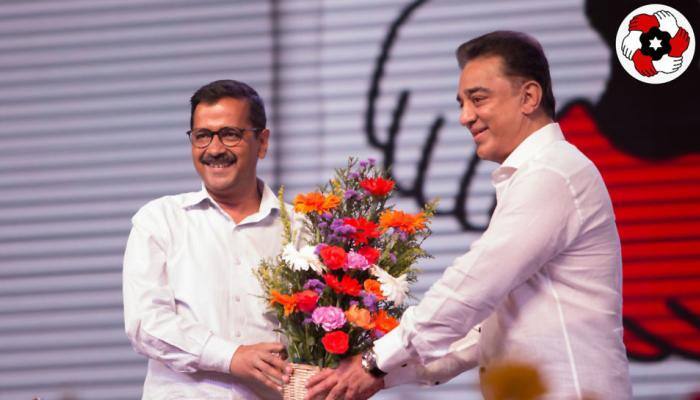 Kamal Haasan an alternative to DMK, AIADMK: Arvind Kejriwal appeals for votes to Makkal Needhi Maiam