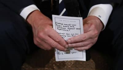 ‘I hear you’: When US President Donald Trump used notes to empathise with Florida school shooting survivors