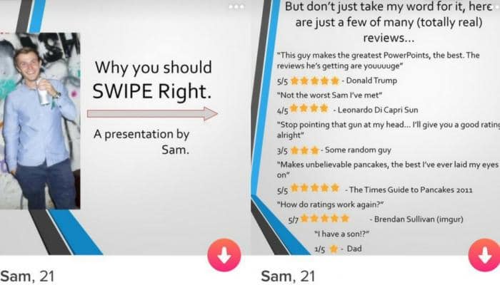 This Leeds student added a powerpoint presentation to his Tinder profile and women can&#039;t help but swipe right