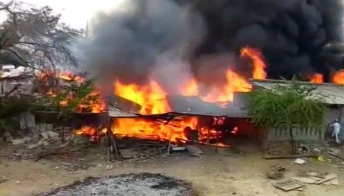 Massive fire in scrap godown in Gujarat, 7 fire tenders rushed