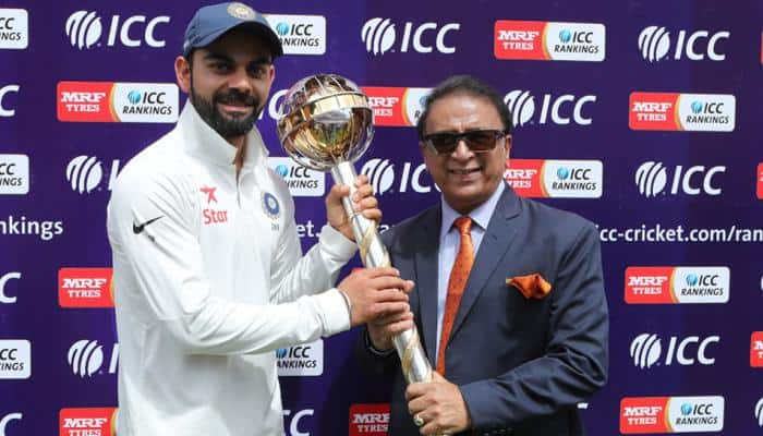 Virat Kohli receives Test Championship mace 