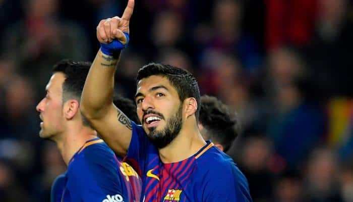 Luis Suarez&#039;s hat-trick against Girona extends six-goal Barcelona&#039;s La Liga lead