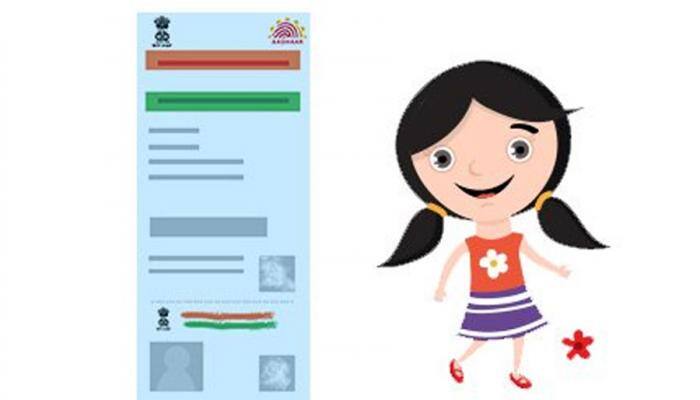 Now, a blue coloured &#039;Baal Aadhaar&#039; for children below 5 years