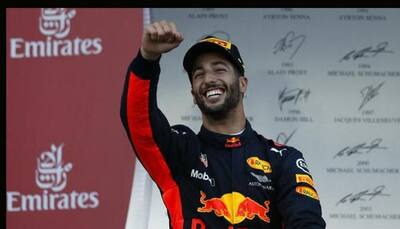 Formula One: Red Bull's Daniel Ricciardo fastest in testing but Fernando Alonso loses a wheel of his McLaren