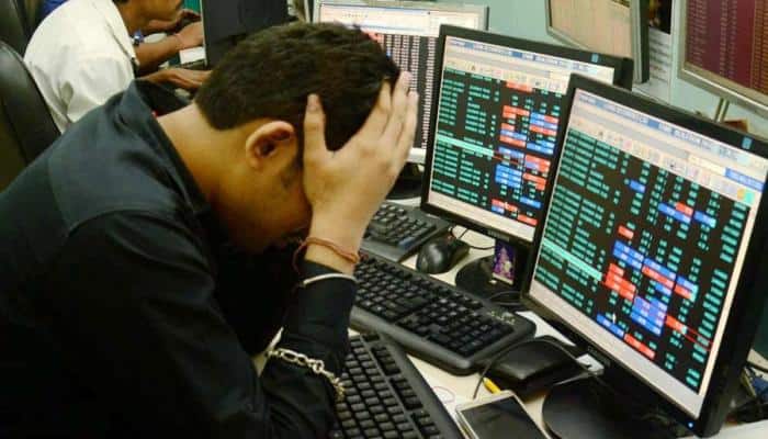 Markets open in red; Sensex falls over 200 points, Nifty below 10,500