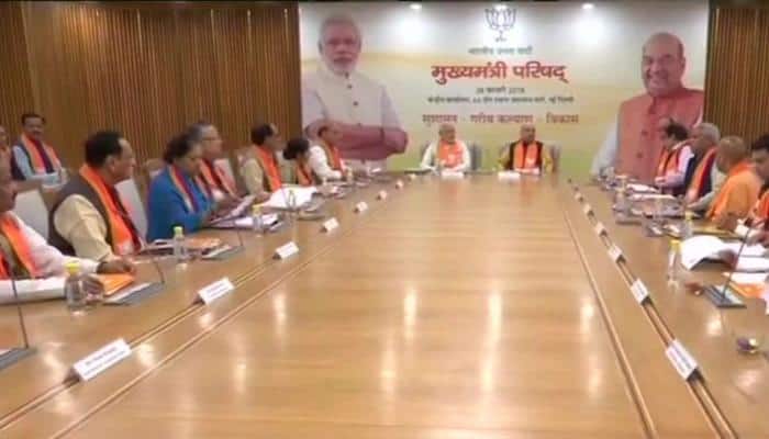 PM Narendra Modi, Amit Shah meet BJP Chief Ministers to discuss 2019 elections