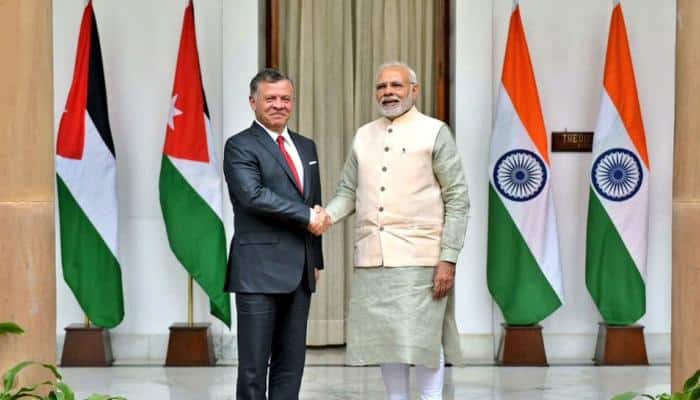 India, Jordan renew support for Palestine, sign 12 agreements