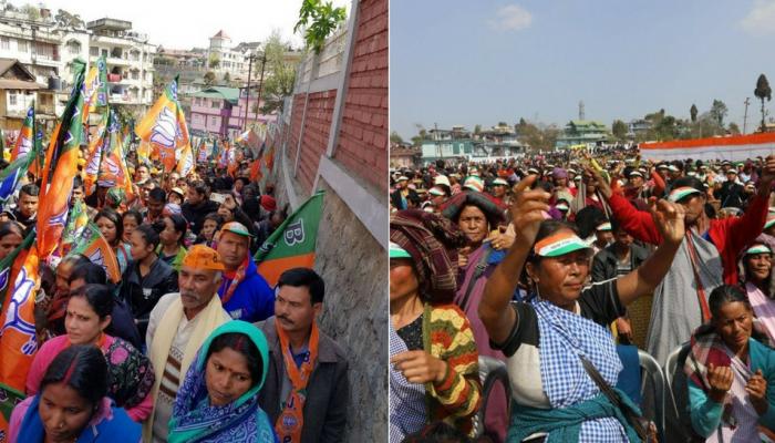 Meghalaya Assembly elections 2018: Hattrick for Congress or win for BJP? Meghalaya Assembly elections 2018: Hattrick for Congress or win for BJP?
