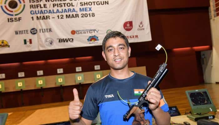 Shahzar Rizvi shoots world-record gold in maiden World Cup