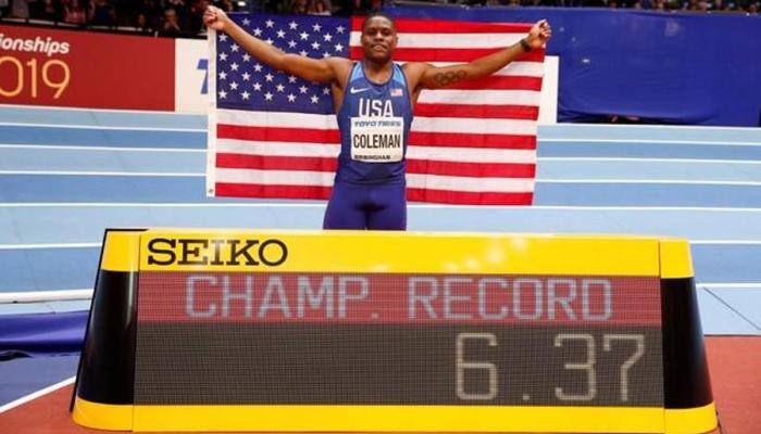 Usain Bolt&#039;s heir apparent Christian Coleman wins world indoor 60m title