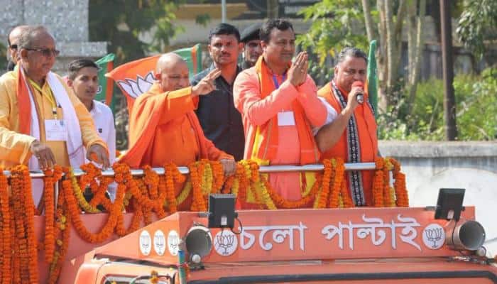 Lotus will now bloom from Kashmir to Kanyakumari: Yogi Adityanath after BJP&#039;s &#039;historic win&#039; in Tripura