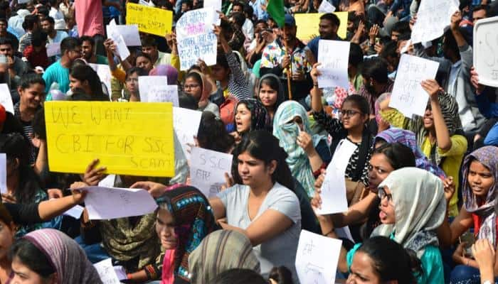 SSC exam paper leak: Jawaharlal Nehru Stadium metro station remains shut as aspirants continue protest