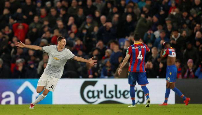 Nemanja Matic rescues Manchester United with a win in a thriller at Crystal Palace