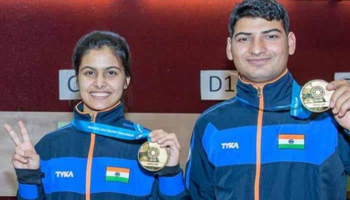 Manu Bhaker wins second gold at shooting World Cup