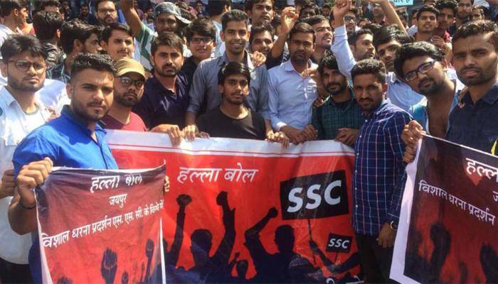 SSC exam paper leak protests spread to Rajasthan, stir continues in Delhi